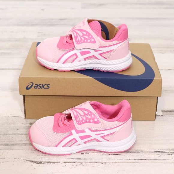 ASICS Kid's Contend 7 Toddler Shoe, K8, Cotton Candy/White Butterfly - Picture 5 of 9